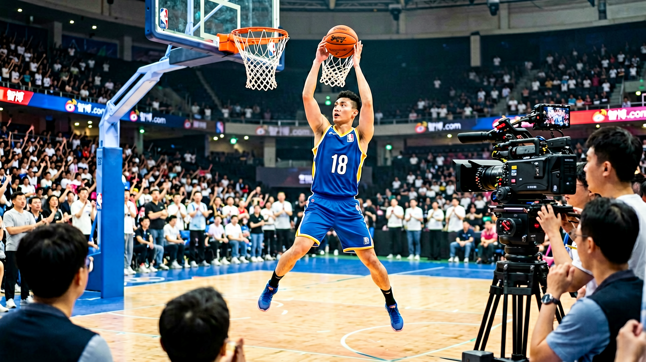 智博1919视频集锦，篮球扣篮大赛精彩瞬间